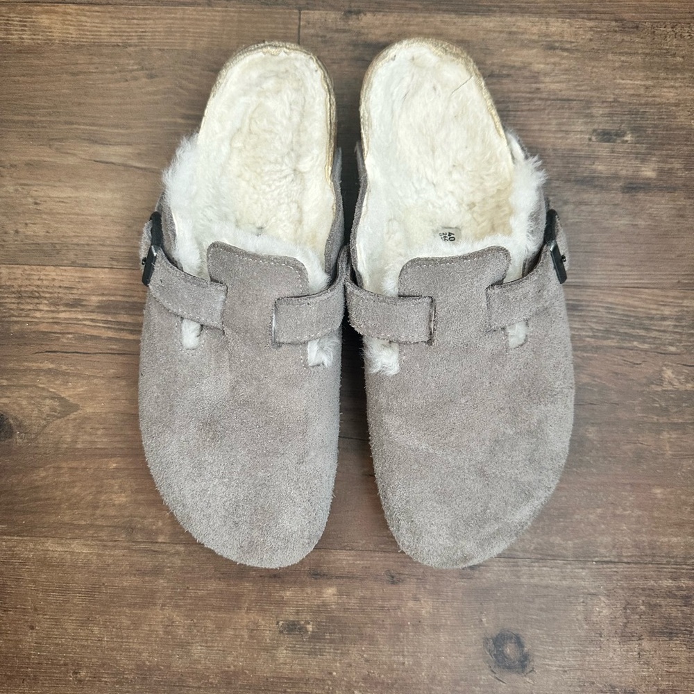 Birkenstock Shearling Clogs